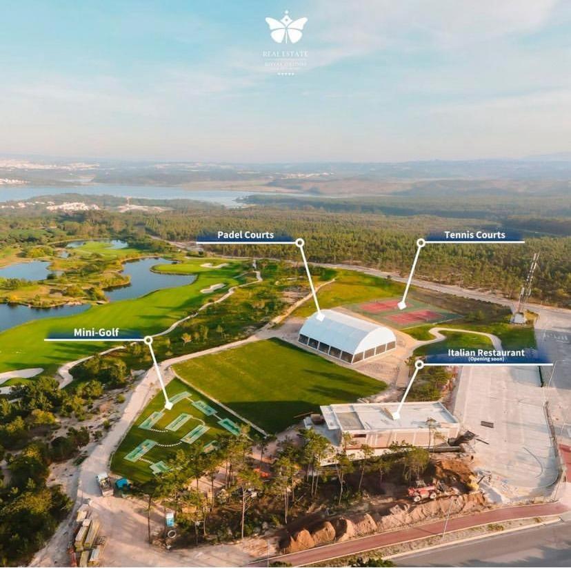 Royal Obidos Scenic Resort Praia del Rei Luaran gambar Aerial view of the facilities